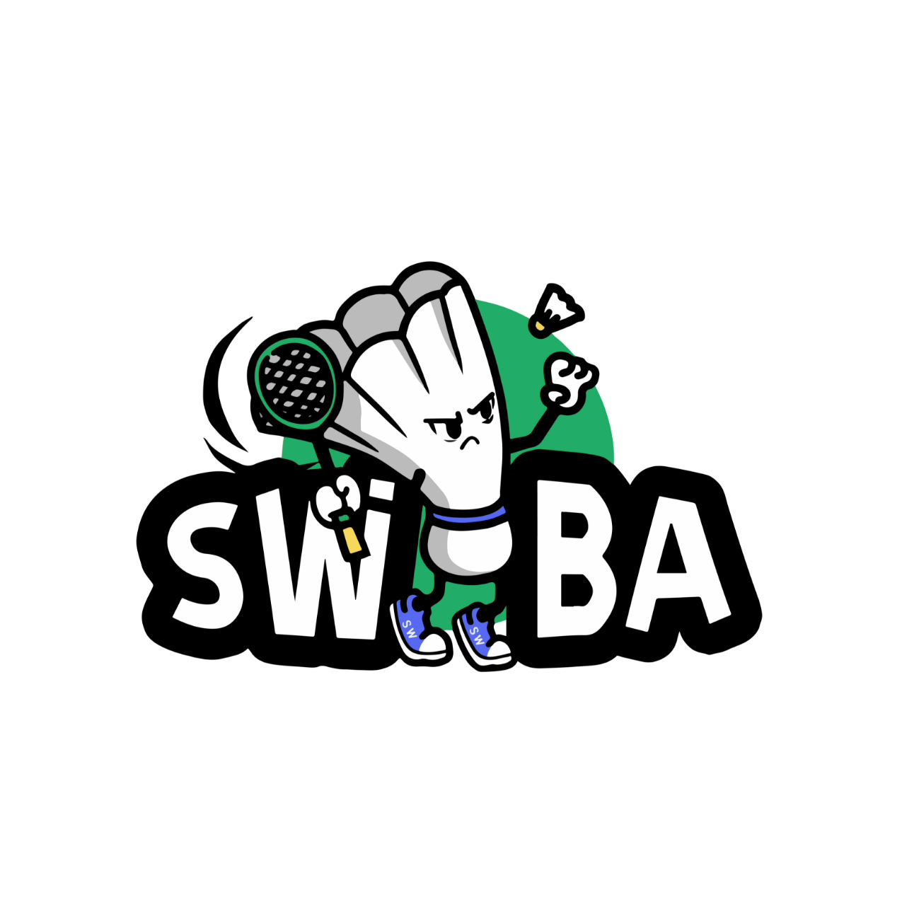 Shuttle Warriors Badminton Academy logo